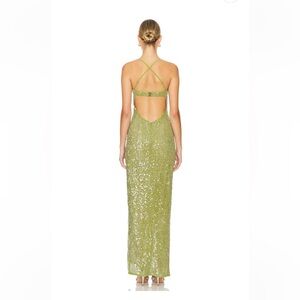Camila Coelho Brihante Sequin Halter Dress
